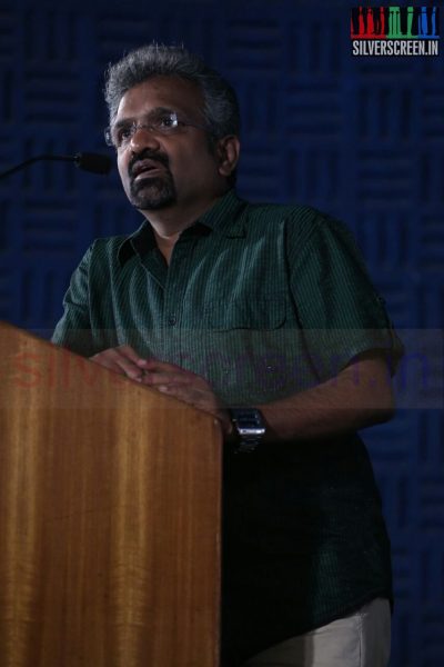 Producer T Siva at Poriyaalan Press Meet Stills