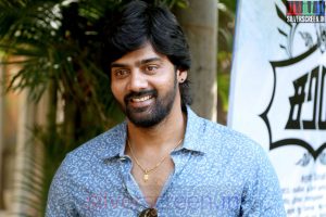 Actor Naveen Chandra at the Sarabham Press Meet