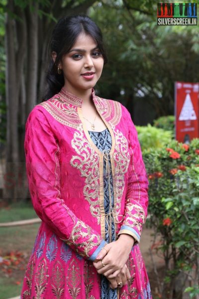 Actress Monal Gajjar at Sigaram Thodu Press Meet