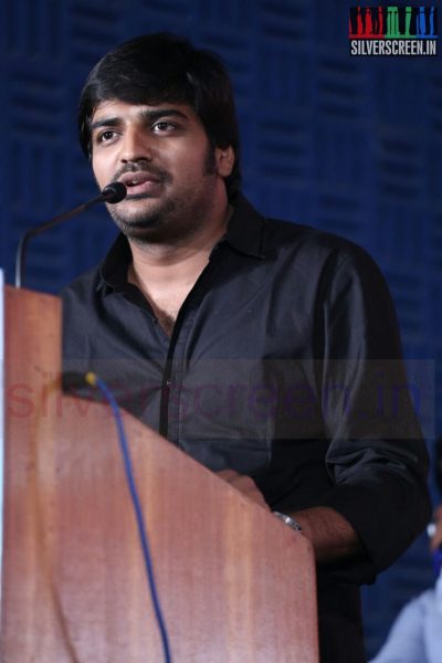 Actor Sathish at Sigaram Thodu Press Meet