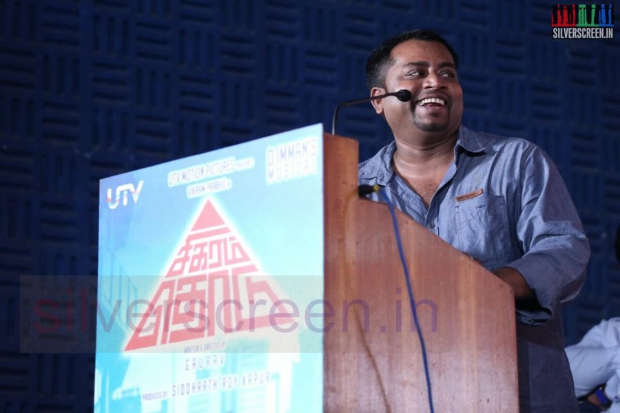 Editor KL Praveen at Sigaram Thodu Press Meet Event Stills