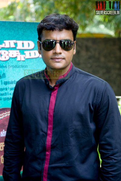 Actor Balaji Venugopal at the Aadama Jaichomada Movie Press Meet