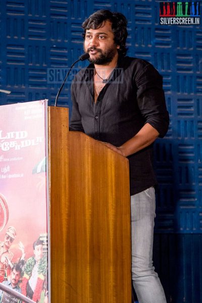 Actor Bobby Simha at the Aadama Jaichomada Movie Press Meet