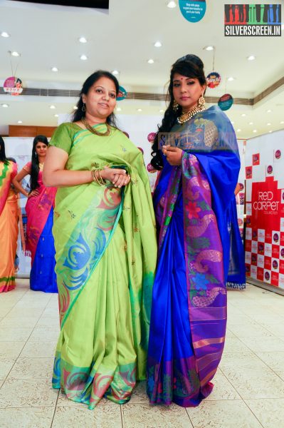 Actress Sakshi Agarwal Unveiling Palam Silks Deepawali Collections