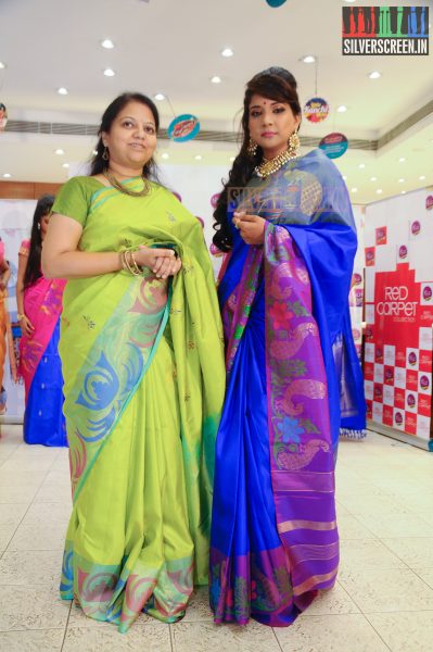 Actress Sakshi Agarwal Unveiling Palam Silks Deepawali Collections