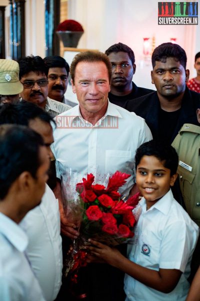 Arnold Schwarzenegger I or Ai Movie Meet and Greet - Exclusive HQ Pics