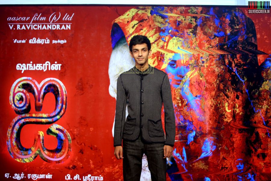 Music Director Anirudh Ravichander at the I aka Ai Movie Audio Launch Stills