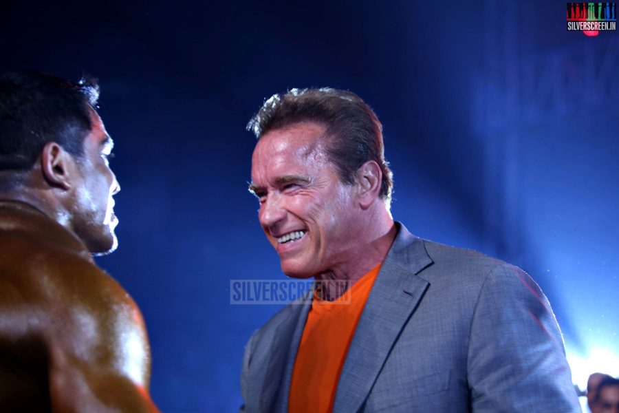 Arnold Schwarzenegger at the I aka Ai Movie Audio Launch Stills