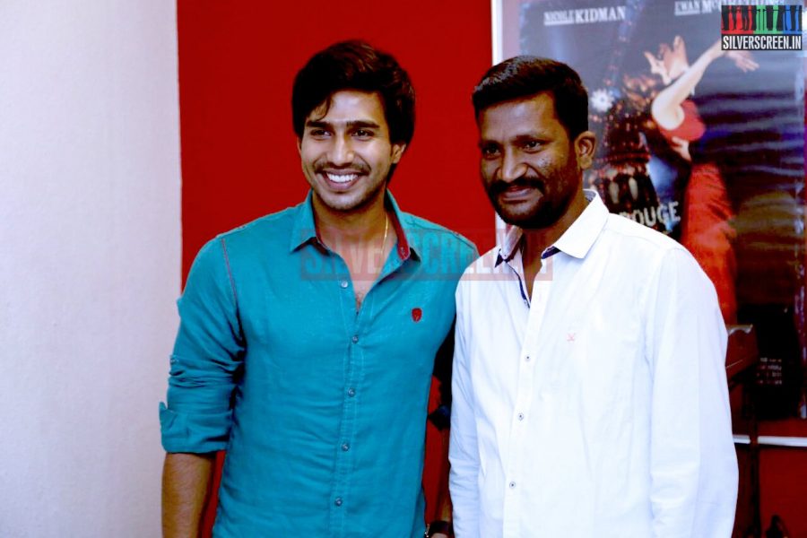 Actor Vishal and Director Suseenthiran at Jeeva Movie Press Show