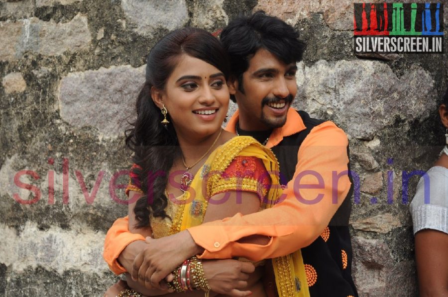 Actress Dimple Chopade and Actor Gajesh (Or Grandson of Nagesh) in Kalkandu Movie Stills