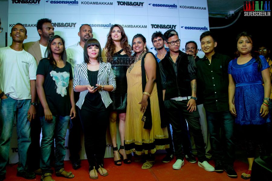 Model Actress Parvathy Omanakuttan at the Toni & Guy Essensuals Launch at Kodambakkam