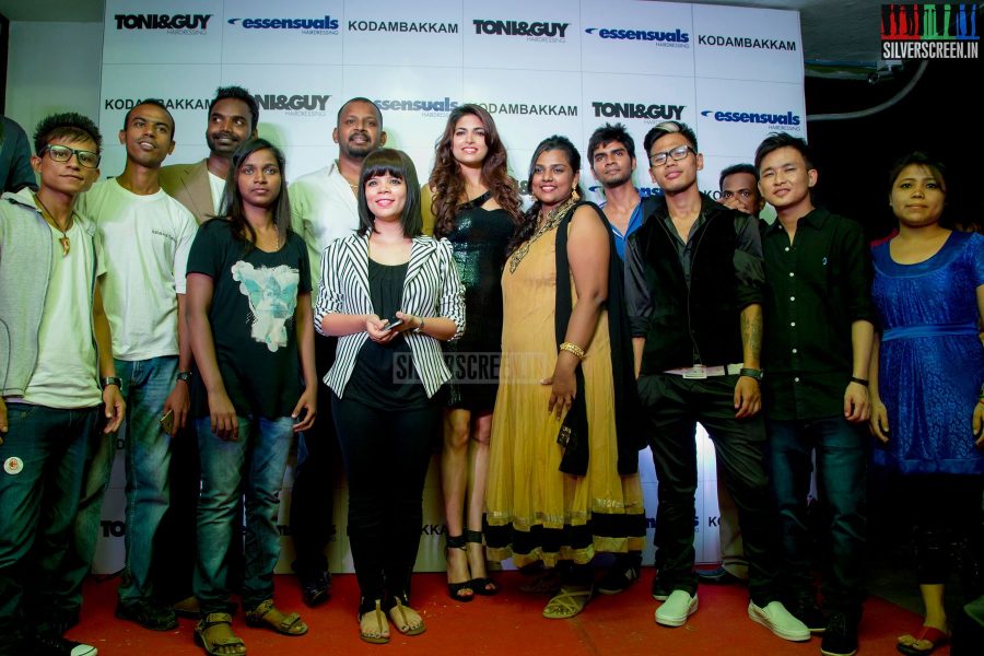 Model Actress Parvathy Omanakuttan at the Toni & Guy Essensuals Launch at Kodambakkam