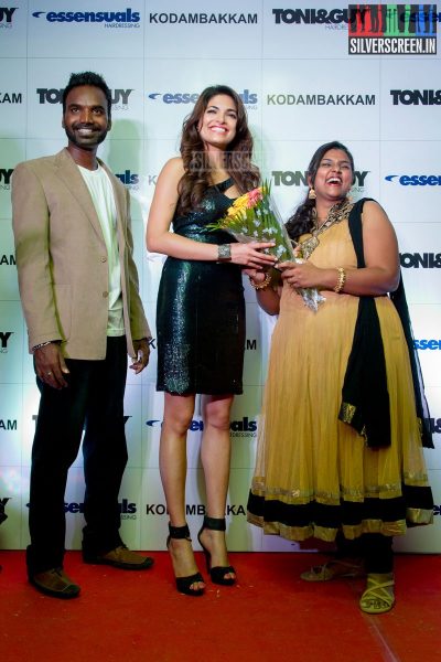 Model Actress Parvathy Omanakuttan at the Toni & Guy Essensuals Launch at Kodambakkam