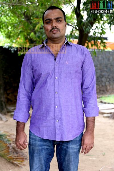 Director Balaji Tharaneetharan at the Oru Pakka Kathai Movie Press Meet