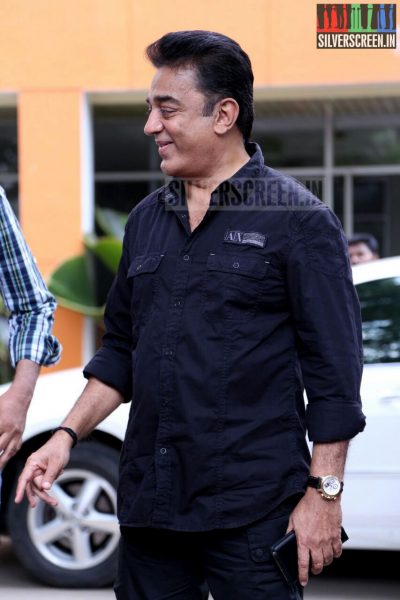 Actor Kamal Haasan at the Oru Pakka Kathai Movie Press Meet