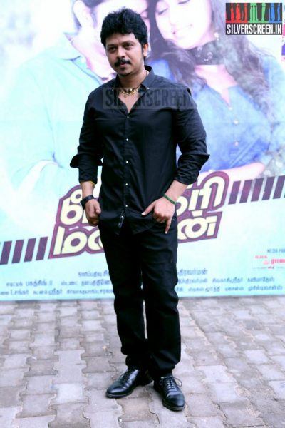 Choreographer turned actor Sridhar at the Pokkiri Mannan Movie Audio Launch