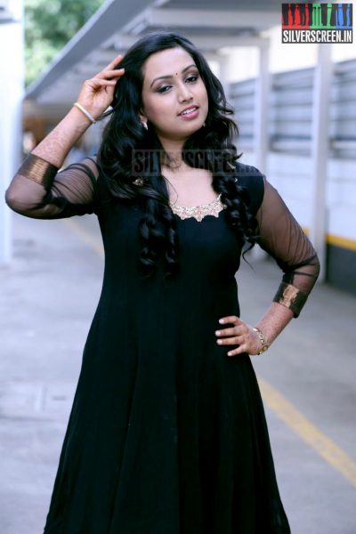 Actress Spoorthi Suresh at the Pokkiri Mannan Movie Audio Launch