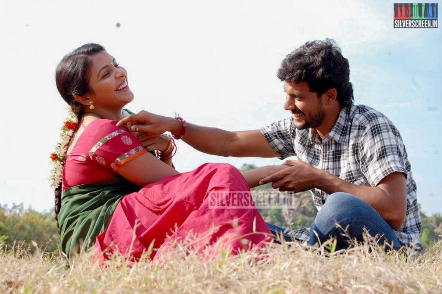 Actor Akhil and Actress Saranya Nag in Retta Vaalu Movie Stills