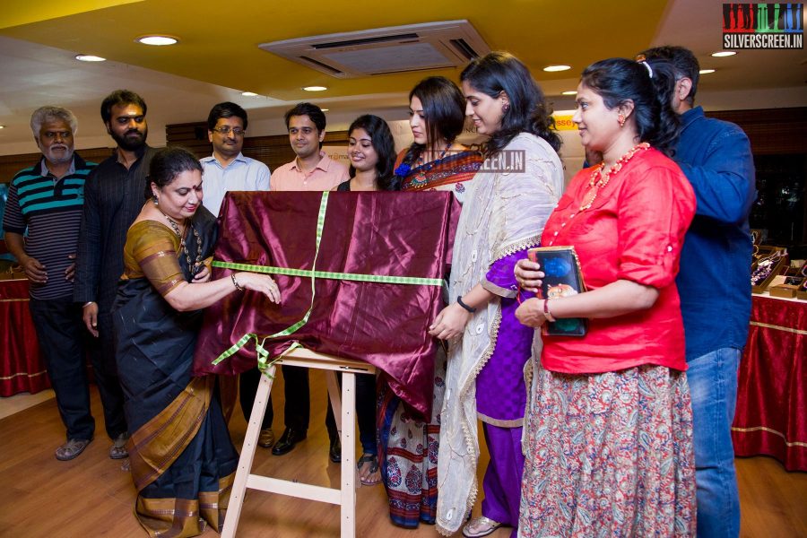 Anchor Ramya and Singer Srilekha Parthasarathy at Terrocota Jewellery Inauguration Photos