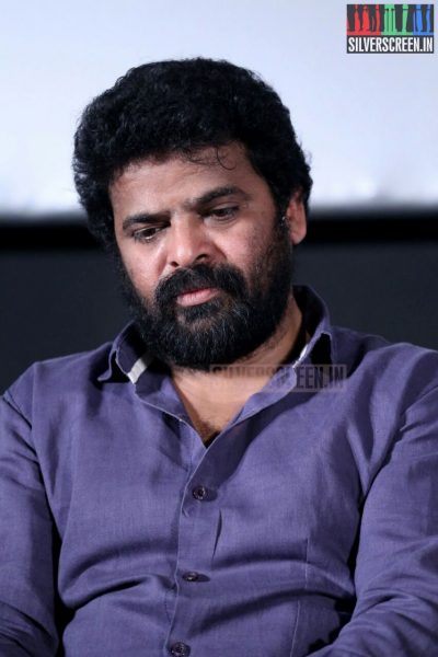 Director Ameer Sultan at the Thilagar Audio Launch