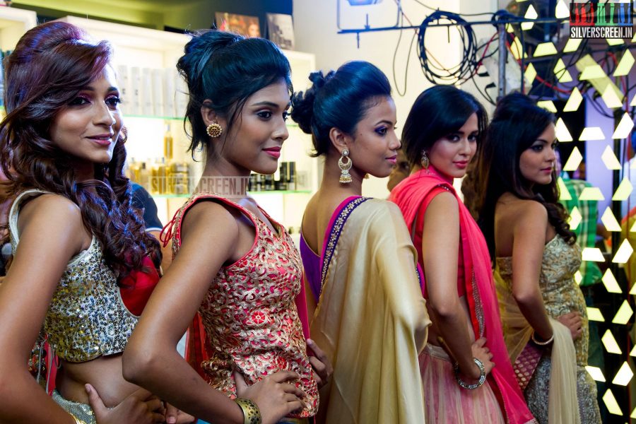 Model Gayathri Reddy and Pradhayini Sarvothaman at Toni & Guy Salon Launch in Mylapore HQ pics