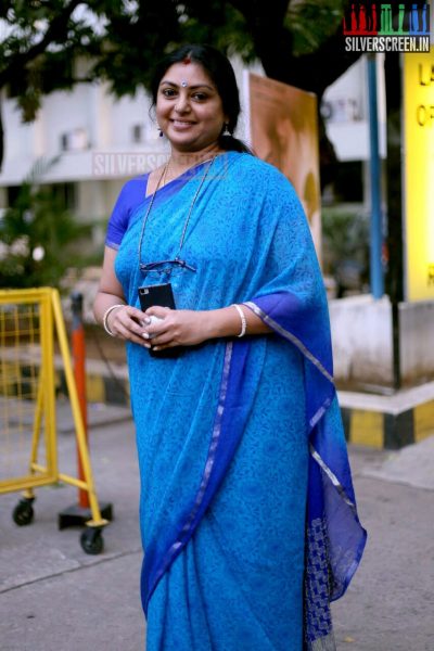 Actress Sriranjini at the Vanmam Press Meet