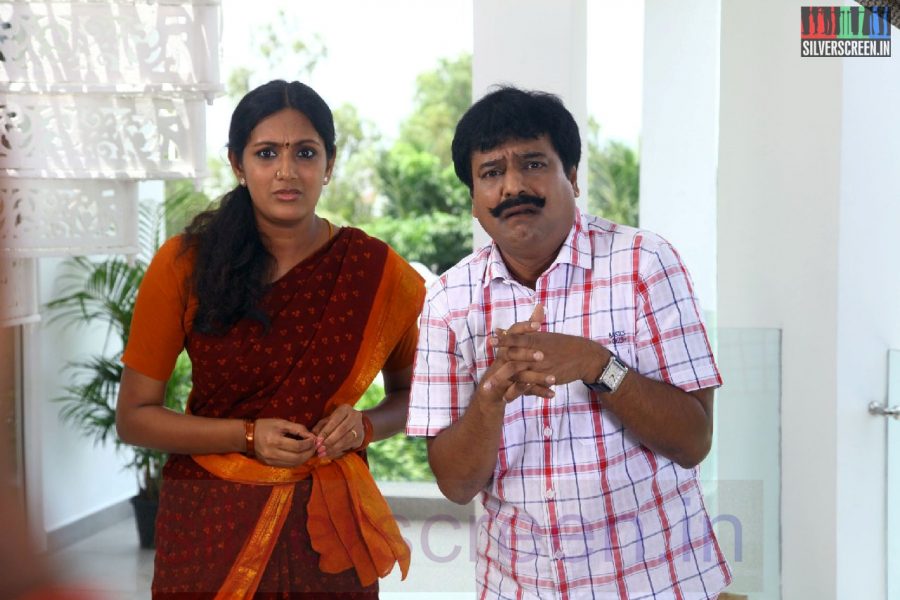 Actor Vivek and Actress Devadarshini in Vingyani Movie Stills
