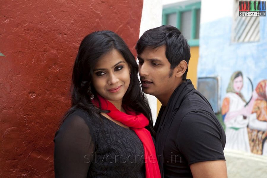 Actor Jiiva and Thulasi Nair in Yaan Movie Stills