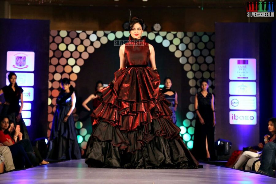 Zoya Afroz Miss India 2013 at the The Annual Graduation Fashion Show by International Institute of Fashion Design Chennai