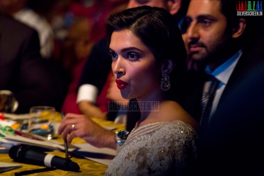 Actress Deepika Padukone Solo Photos from the Happy New Year Promo in Chennai