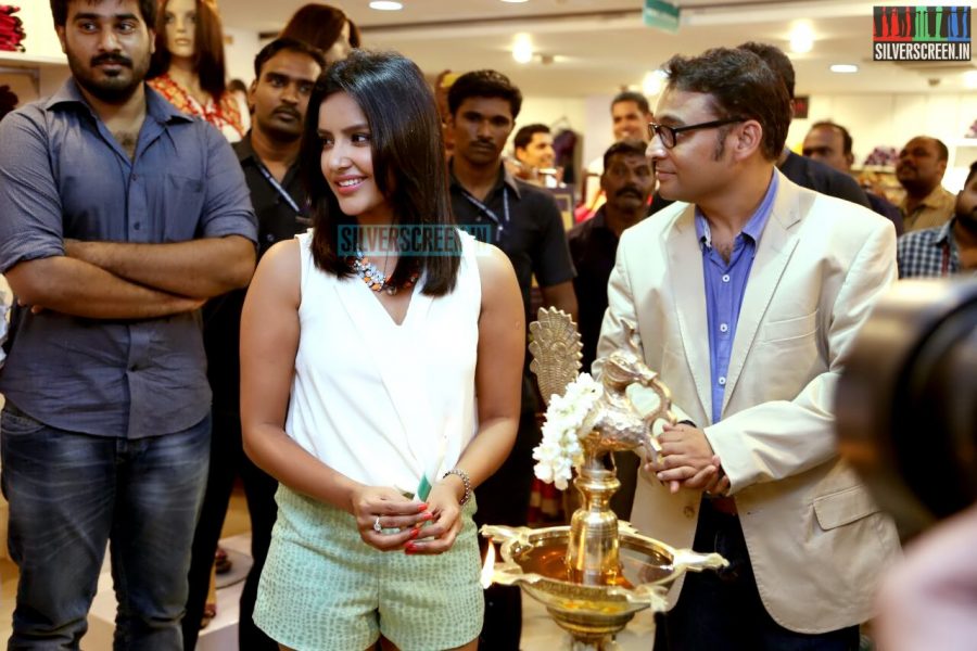 Actress Priya Anand photos from a Pantaloon store launch