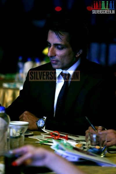 Actor Sonu Sood at the Happy New Year Movie Fashion Show Promo for Palam Silks, Chennai