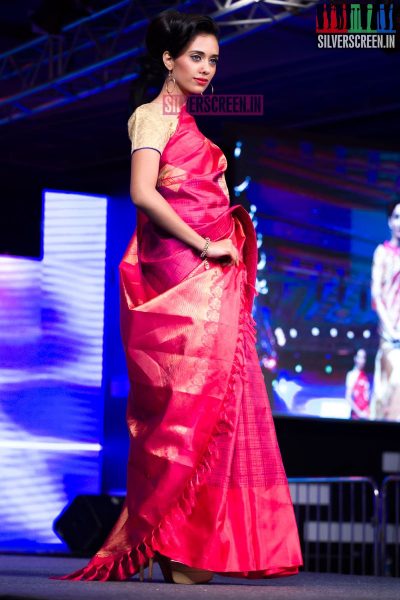 Palam Silks SILKLINE 2015 Fashion Show for Happy New Year Movie Promo