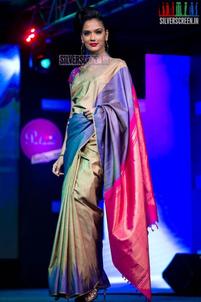Palam Silks SILKLINE 2015 Fashion Show for Happy New Year Movie Promo