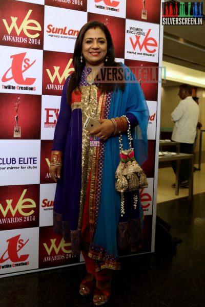 Actress Poornima Bhagyaraj at WE Awards 2014 Ceremony Photos