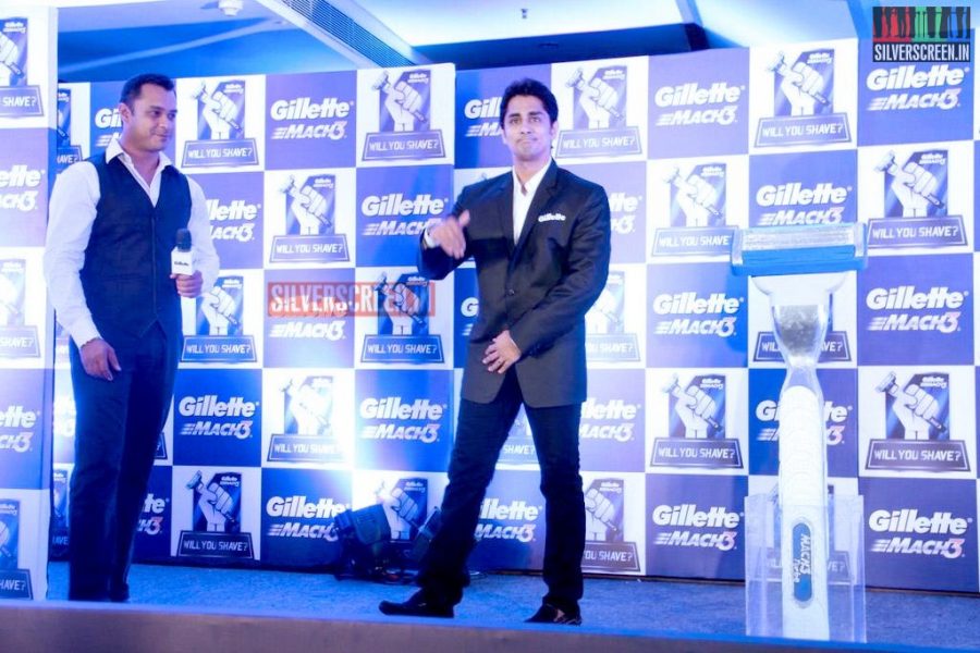 Actor Siddharth at Gillette Promotional Event Stills