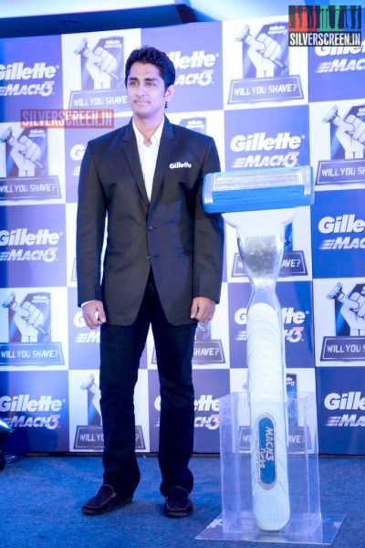 Actor Siddharth at Gillette Promotional Event Stills