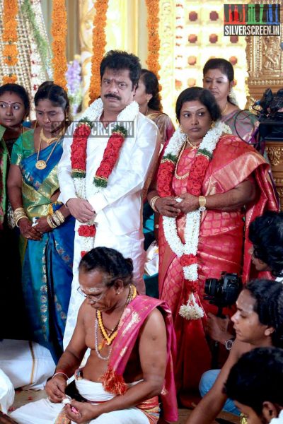 R Pandiarajan's Son Wedding Photos