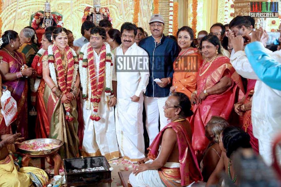 R Pandiarajan's Son Wedding Photos