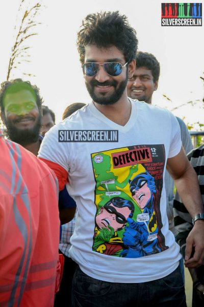 Actor Aadhi Joins Clean India Campaign Photos