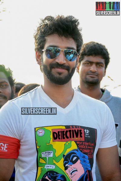 Actor Aadhi Joins Clean India Campaign Photos