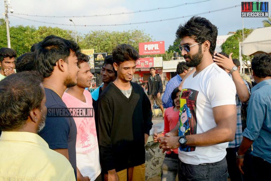 Actor Aadhi Joins Clean India Campaign Photos