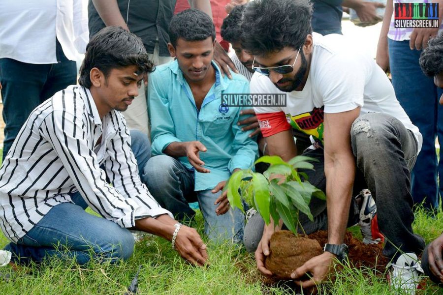 Actor Aadhi Joins Clean India Campaign Photos