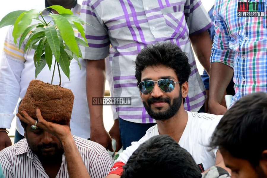 Actor Aadhi Joins Clean India Campaign Photos