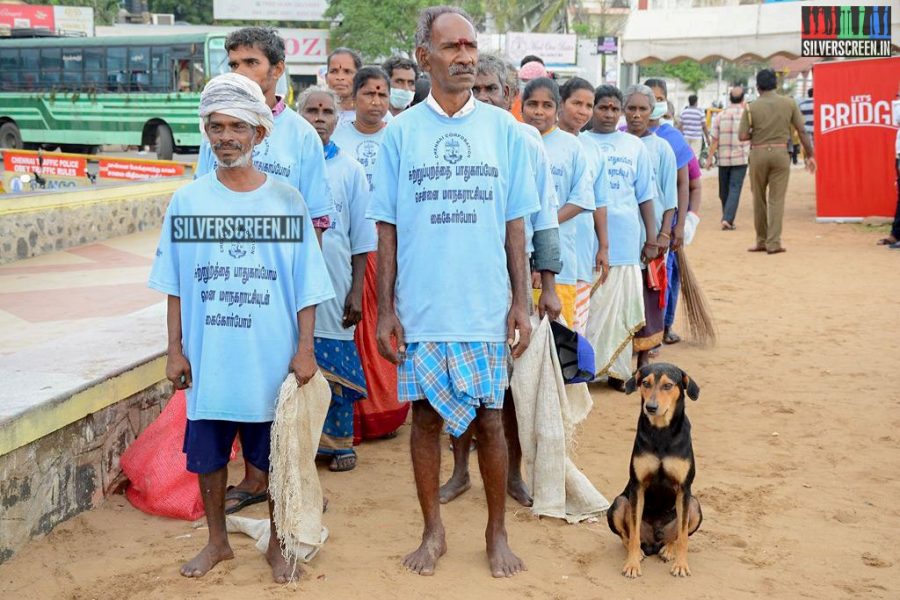 Actor Aadhi Joins Clean India Campaign Photos