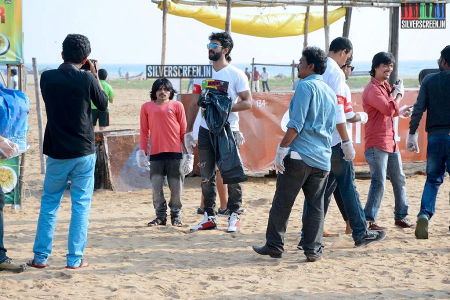 Actor Aadhi Joins Clean India Campaign Photos