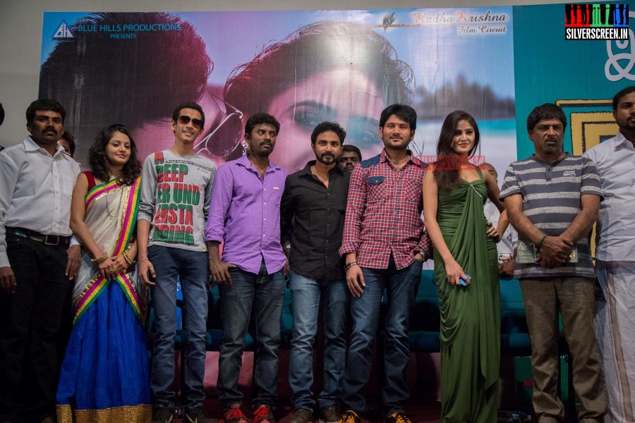 Actress Sony Charishta and Actor Sree Balaji at Inji Murappa Audio Launch