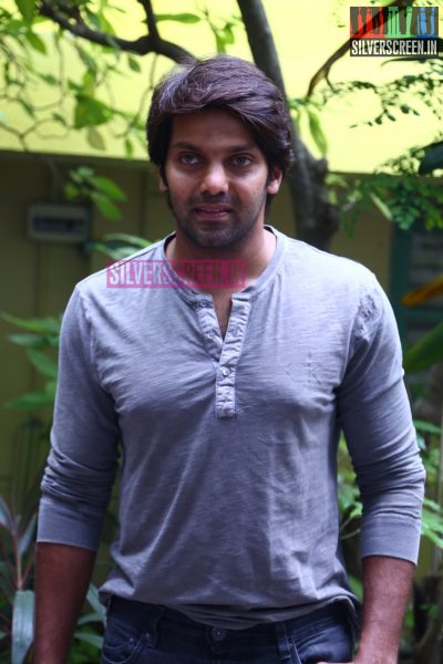 Actor Arya at Meaghamann Success Meet