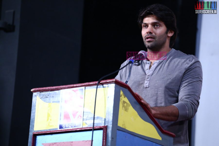 Actor Arya at Meaghamann Success Meet