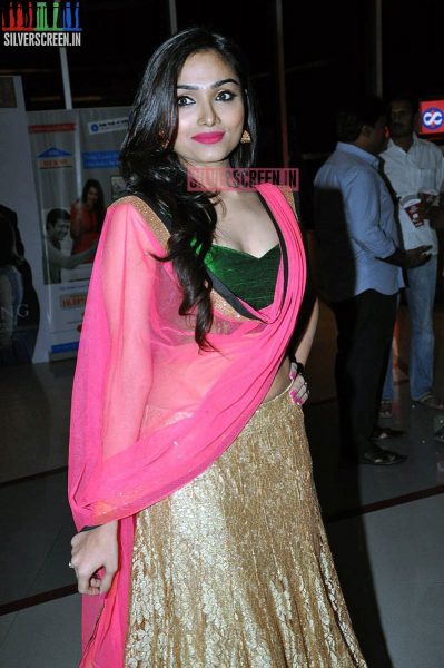 Actress Aishwarya Devan at Anekudu Audio Launch Photos